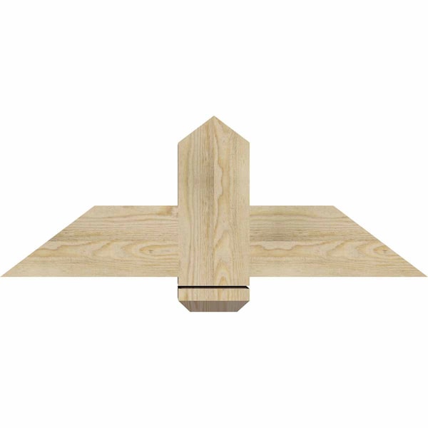 Ekena Millwork Eugene Rough Sawn Timber Gable Bracket, Douglas Fir, 36"W x 13"H x 6"D x 6"F, 9/12 Pitch GBW036X13X0606EUG00RDF - main